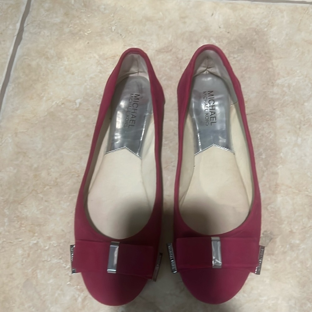 Michael Kor Magenta Flats